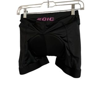 Zoic black padded bike shorts